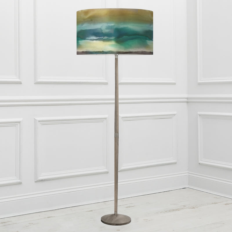 Abstract Grey Lighting - Fjord Eva & Solensis Complete Floor Lamp Grey/Jade Voyage Maison