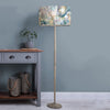 Animal Grey Lighting - Solensis  & Fox And Hare Eva  Complete Floor Lamp Grey/Linen Voyage Maison