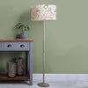 Floral Grey Lighting - Solensis  & Hedgerow Eva  Complete Floor Lamp Grey/Linen Voyage Maison