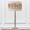 Animal Grey Lighting - Solensis  & Highland Cattle Eva  Complete Table Lamp Grey/Linen Voyage Maison