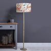 Animal Grey Lighting - Leaping Into The Fauna Eva & Solensis Complete Floor Lamp Grey/Linen Voyage Maison