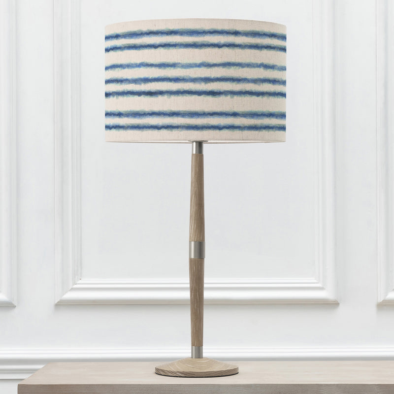 Animal Grey Lighting - Solensis Tall & Merella Eva  Complete Table Lamp Grey/Cobalt Voyage Maison