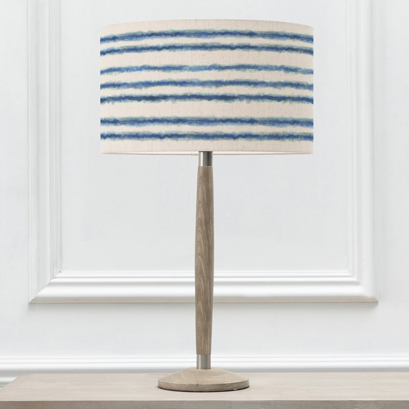 Animal Grey Lighting - Solensis Small & Merella Eva  Complete Table Lamp Grey/Cobalt Voyage Maison