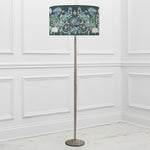 Floral Grey Lighting - Osawi Eva & Solensis Complete Floor Lamp Grey/Emerald Voyage Maison