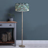 Floral Grey Lighting - Solensis  & Osawi Eva  Complete Floor Lamp Grey/Emerald Voyage Maison