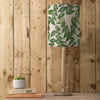 Floral Grey Lighting - Solensis Small & Rowan Anna  Complete Table Lamp Grey/Apple Additions