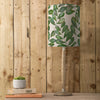 Floral Grey Lighting - Rowan Anna & Solensis Complete Table Lamp Grey/Apple Additions