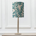 Floral Grey Lighting - Solensis Small & Rowan Anna  Complete Table Lamp Grey/Aqua Additions