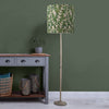 Rowan Anna & Solensis Complete Floor Lamp Grey/Apple