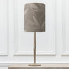 Floral Grey Lighting - Silverwood Anna & Solensis Complete Table Lamp Grey/Snow Additions