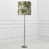 Floral Grey Lighting - Solensis & Silverwood Anna  Complete Floor Lamp Grey/Apple Additions