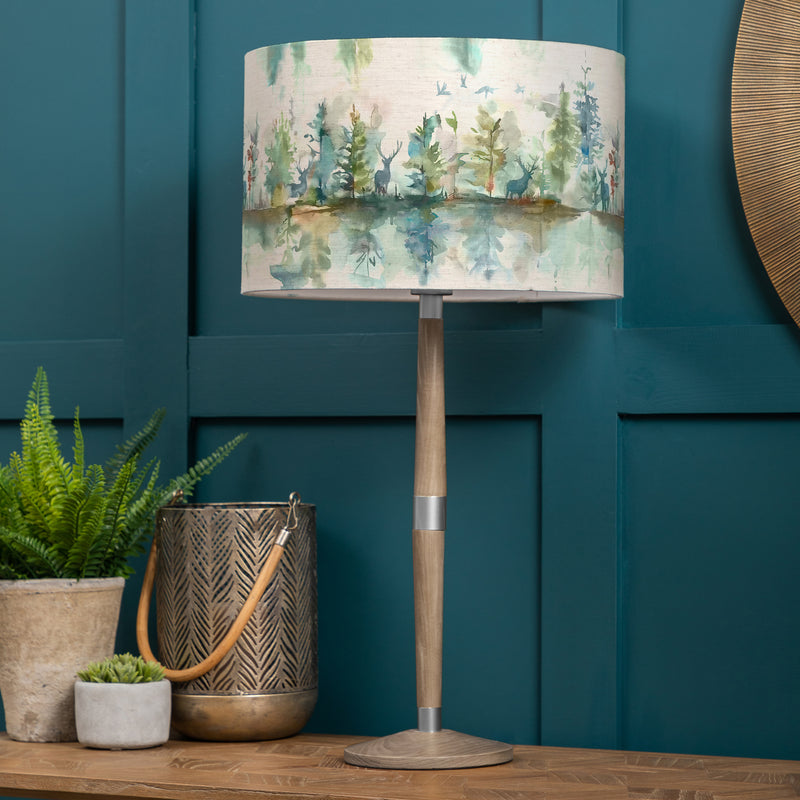 Animal Grey Lighting - Wilderness Eva & Solensis Complete Table Lamp Grey/Topaz Voyage Maison