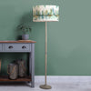 Animal Grey Lighting - Wilderness Eva & Solensis Complete Floor Lamp Grey/Topaz Voyage Maison