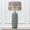 Floral Green Lighting - Stornoway  & Ahura Eva  Complete Table Lamp Mauve Voyage Maison