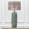 Floral Green Lighting - Ahura Eva & Stornoway Complete Table Lamp Mauve Voyage Maison