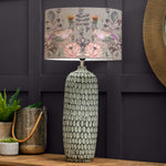 Floral Green Lighting - Ahura Eva & Stornoway Complete Table Lamp Mauve Voyage Maison