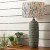 Abstract Green Lighting - Arley Eva & Stornoway Complete Table Lamp Ironstone Voyage Maison