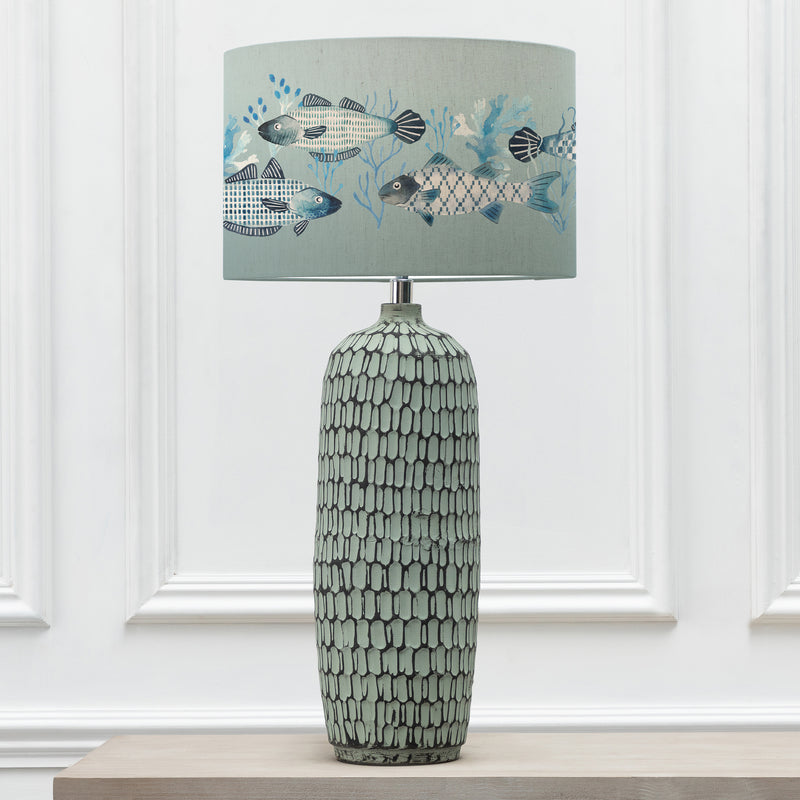 Animal Green Lighting - Barbeau Eva & Stornoway Complete Table Lamp Seafoam Voyage Maison