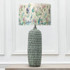 Floral Green Lighting - Stornoway  & Cirsium Eva  Complete Table Lamp Damson Voyage Maison