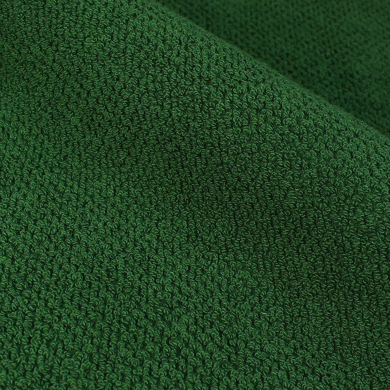 furn. Textured Weave Towels in Dark Green