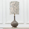 Abstract Grey Lighting - Ursula  & Carrara Anna  Complete Table Lamp Silver/Frost Additions