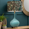 Animal Blue Lighting - Ursula  & Collector Eva  Complete Table Lamp Aqua/Onyx Voyage Maison