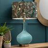 Animal Blue Lighting - Collector Eva & Ursula Complete Table Lamp Aqua/Onyx Voyage Maison