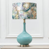 Animal Blue Lighting - Ursula  & Fox And Hare Eva  Complete Table Lamp Aqua/Linen Voyage Maison