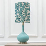 Floral Blue Lighting - Ursula  & Rowan Anna  Complete Table Lamp Aqua Additions