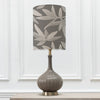 Floral Grey Lighting - Ursula  & Silverwood Anna  Complete Table Lamp Silver/Frost Additions