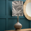 Floral Grey Lighting - Ursula  & Silverwood Anna  Complete Table Lamp Silver/Frost Additions