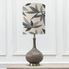 Floral Grey Lighting - Ursula  & Silverwood Anna  Complete Table Lamp Silver/Willow Additions