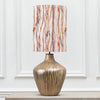 Abstract Gold Lighting - Zelena  & Falls Anna  Complete Table Lamp Glass/Ironstone Additions