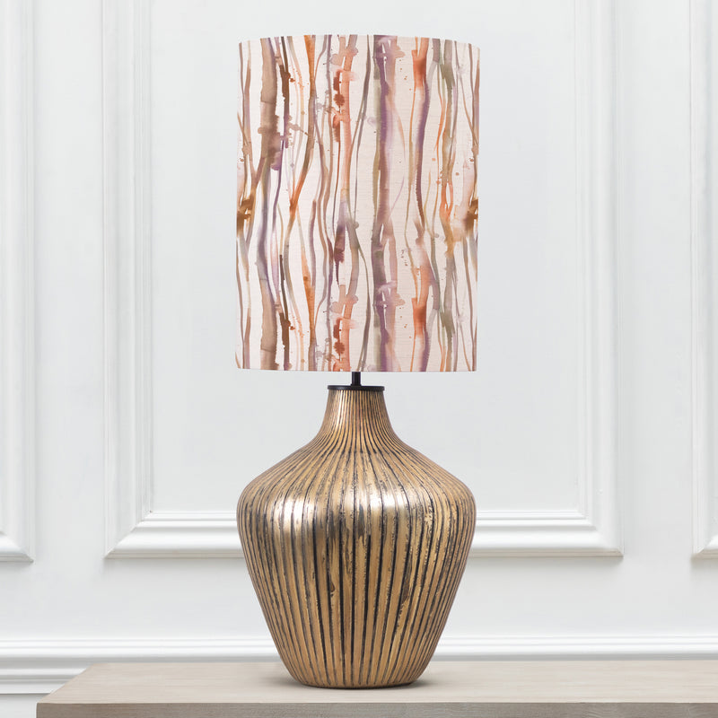 Abstract Gold Lighting - Falls Anna & Zelena Complete Table Lamp Glass/Ironstone Additions