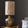 Abstract Gold Lighting - Zelena  & Falls Anna  Complete Table Lamp Glass/Ironstone Additions