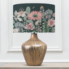 Floral Gold Lighting - Zelena  & Nesidora Eva  Complete Table Lamp Glass/Emerald Voyage Maison