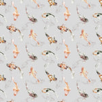 Voyage Maison Koi Carp Printed Fabric in Amber