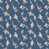 Voyage Maison Koi Carp Printed Fabric in Cobalt