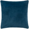 Animal Blue Cushions - Koi Pond Embroidered Velvet Cushion Cover Navy Paoletti