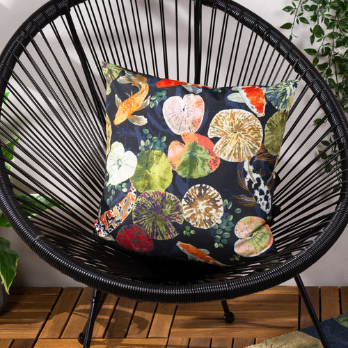 Animal Blue Cushions - Koi Pond Outdoor Cushion Cover Midnight furn.