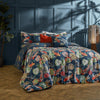 Animal Blue Bedding - Koi Pond Reversible Duvet Cover Set Midnight Paoletti