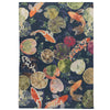 Paoletti Koi Pond 120x170cm Outdoor/Indoor Rug in Midnight