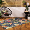 Paoletti Koi Pond 120x170cm Outdoor/Indoor Rug in Midnight