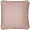 furn. Korin Fringed Cushion Cover in Blush