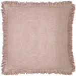 furn. Korin Fringed Cushion Cover in Blush