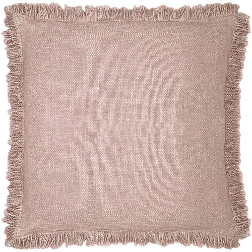 furn. Korin Fringed Cushion Cover in Blush