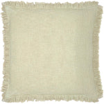 furn. Korin Fringed Cushion Cover in Ecru