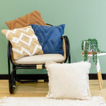 furn. Korin Fringed Cushion Cover in Ecru