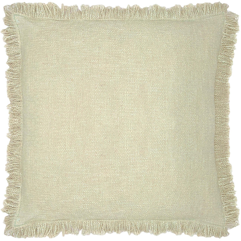 furn. Korin Fringed Cushion Cover in Ecru