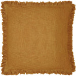 furn. Korin Fringed Cushion Cover in Ginger